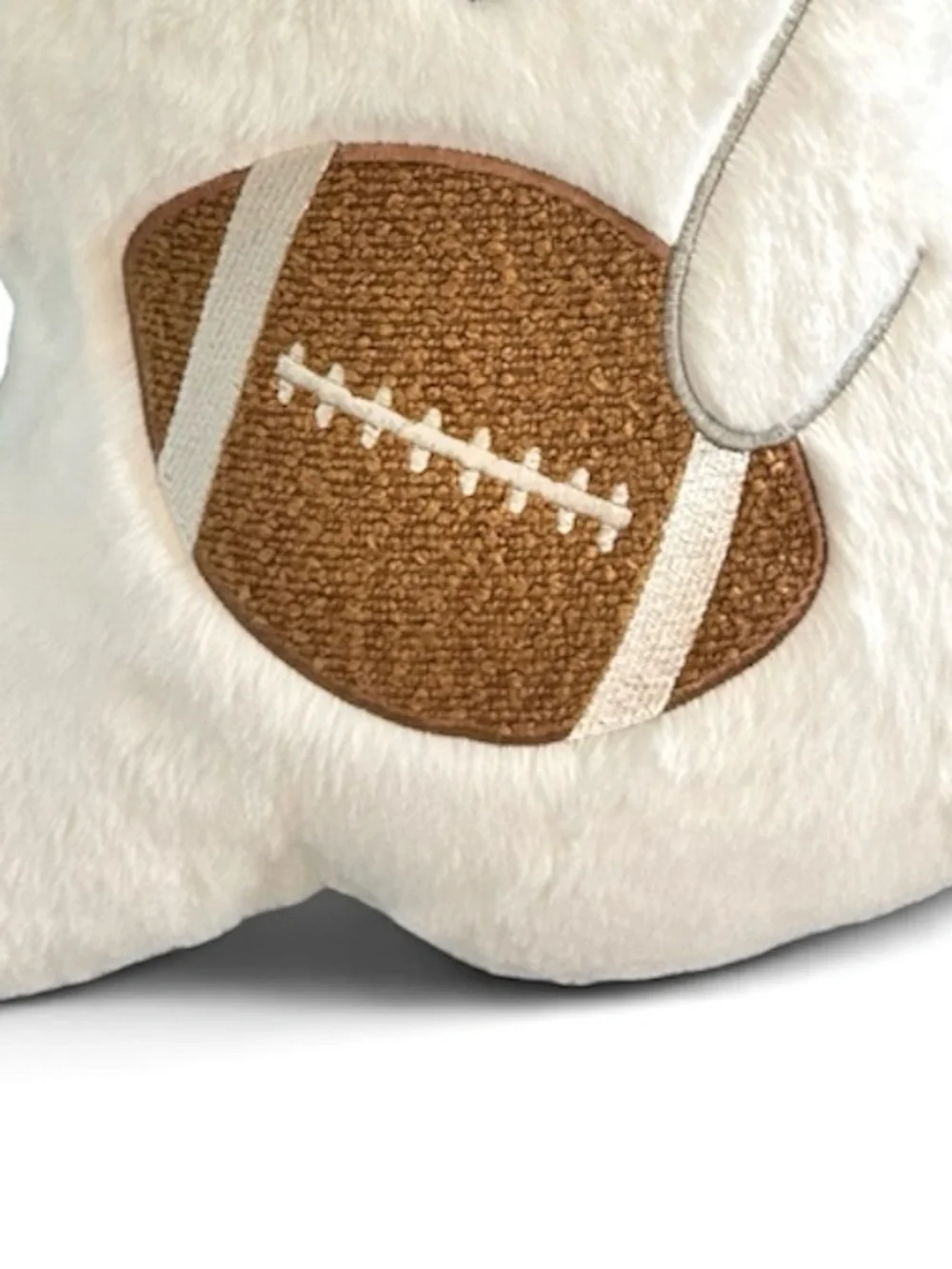 Martha Stewart Ghost Shaped Pillow with Football and Beanie Soft Plushie NWT